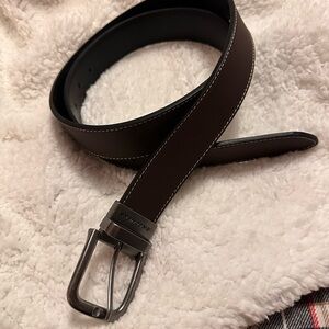Skechers Men's (size 44)Brown/black reversible Leather Belt